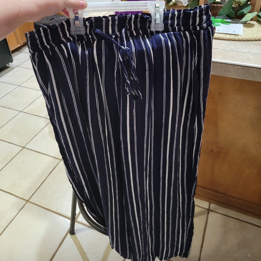 H&M Navy blue work pants